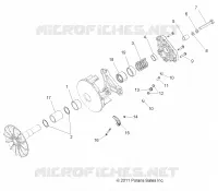 SYSTÈME DE TRANSMISSION, PRIMARY CLUTCH