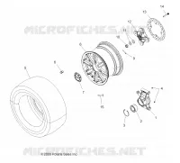 ROUES, REAR and HUB