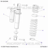 SUSPENSION ARRIERE SHOCK