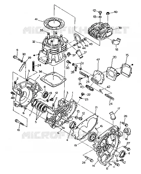 CARTERS MOTEUR AND CYLINDRE 350 2X4 / W927539 (4922882288031A)