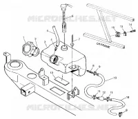 RESERVOIR D'HUILE ASSEMBLY SWEDISH 4x4 400L S948140 (4926912691A014)