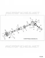 SYSTEME DE TRANSMISSION, FRONT GEARCASE INTERNALS