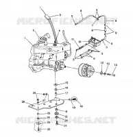 SUPPORT MOTEUR LITE/0933433 and  LITE DELUXE/0933431 (4922972297021A)