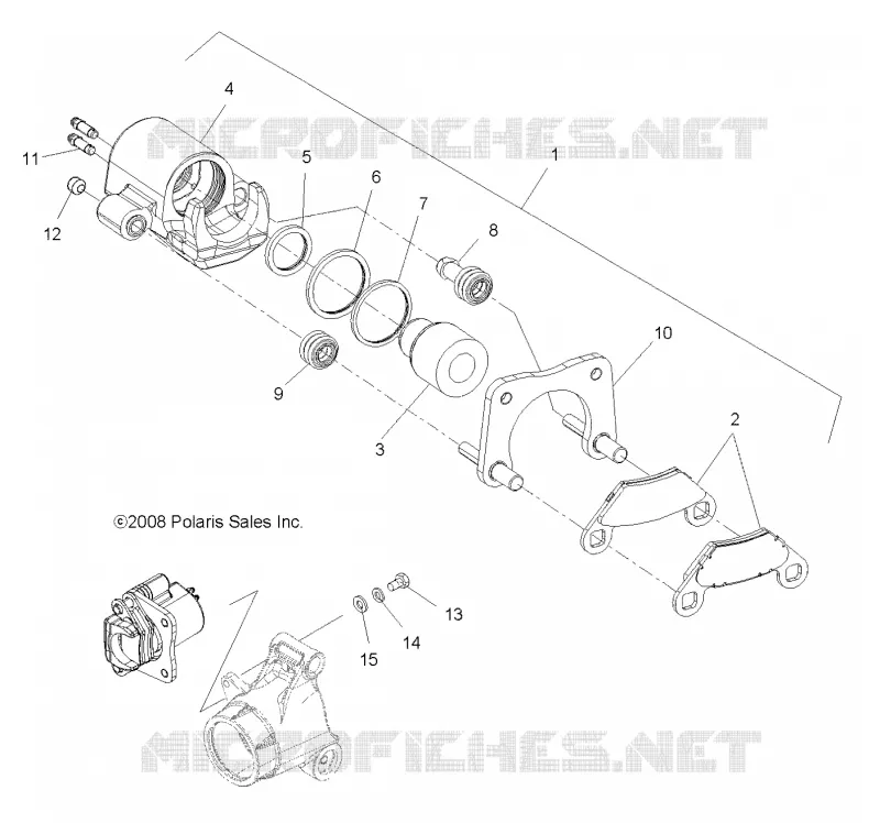 BRAKES, ETRIER DE FREIN ARRIERE
