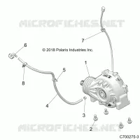 DRIVE TRAIN, FRONT SUPPORT PONT
