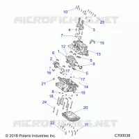 CARTERS MOTEUR AND CRANKSHAFT