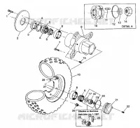 ROUE AVANT XPLORER 400L W97CC38C (4939753975B006)