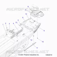 CHASSIS, REAR, MISC. COVERS AND SNOWFLAP