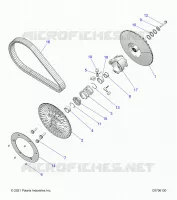 SYSTÃˆME DE TRANSMISSION, SECONDARY CLUTCH