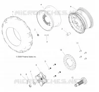 ROUE AVANT and FREIN DISK/HUBS