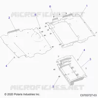 PLANCHER PANELS, UNDERSEAT