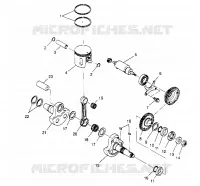 PISTON ET VILEBREQUIN  4X4 400L W948140 (4926772677C013)