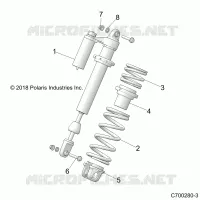 SUSPENSION, AMORTISSEUR AVANT MOUNTING
