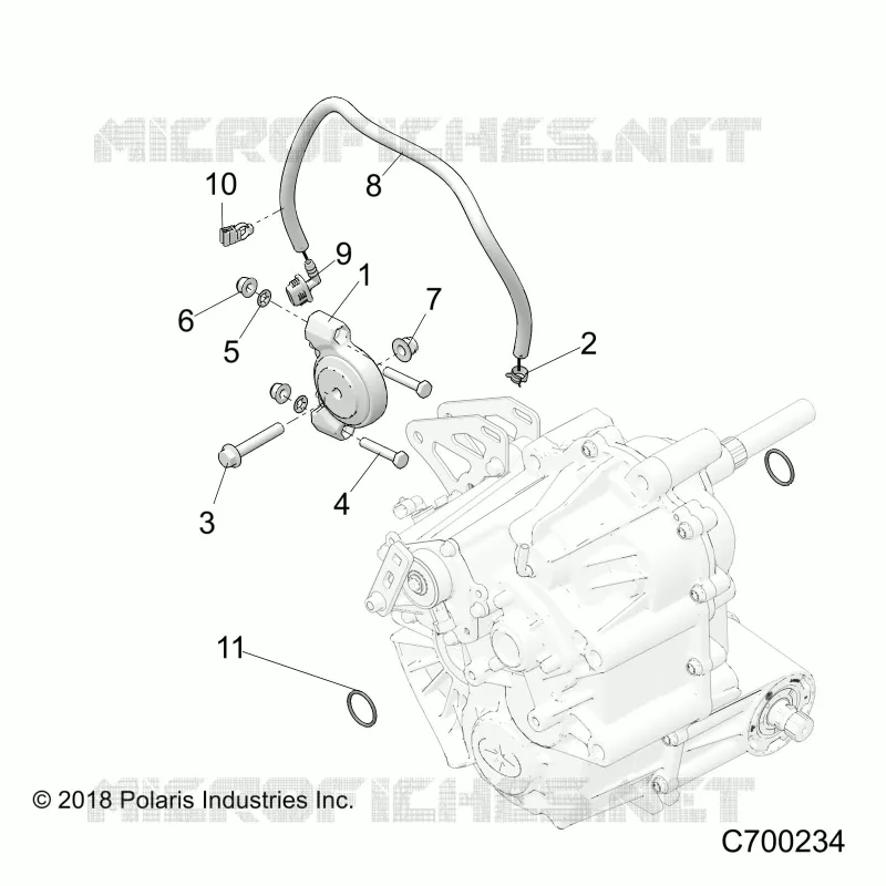 DRIVE TRAIN, MAIN SUPPORT PONT