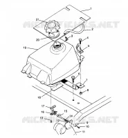 RESERVOIR A CARBURANT 6x6 400L
