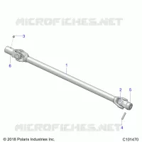 SYSTÃˆME DE TRANSMISSION, PROP SHAFT, FRONT