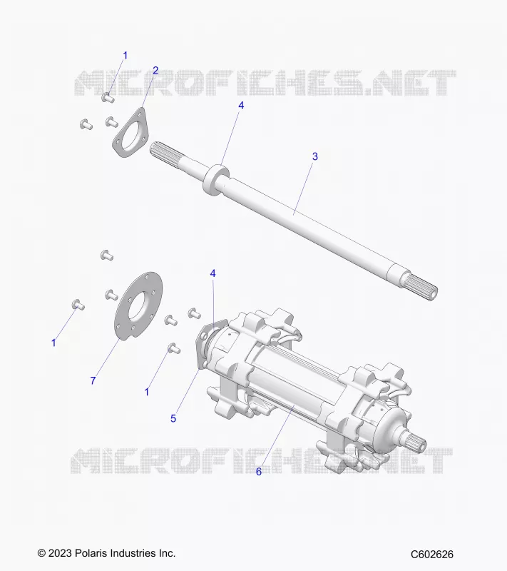 DRIVE TRAIN, JACKSHAFT AND ARBRE DE TRANSMISSION