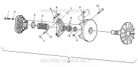 EMBRAYAGE DE TRANSMISSION  SCRAMBLER 500 W97BC50A (4943074307C002)
