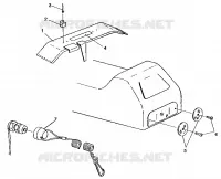 PROTECTION D'EMBRAYAGE/REFLECTOR ASSEMBLY European 440,440 SKS,500 EFI,EFI  SKS,Lite (49237723770003)