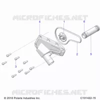 MOTEUR, WATERPUMP IMPELLER AND COVER