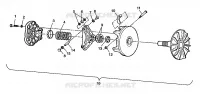 EMBRAYAGE DE TRANSMISSION TRAIL BLAZER W98BA25C (4945464546B010)