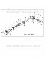 SYSTEME DE TRANSMISSION, FRONT GEARCASE INTERNALS 