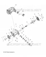 SYSTEME DE TRANSMISSION, RIGHT ANGLE GEARCASE ASM.