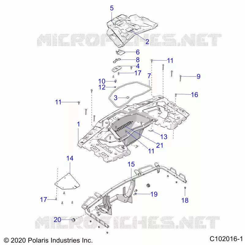 CARROSSERIE ARRIERE RACK
