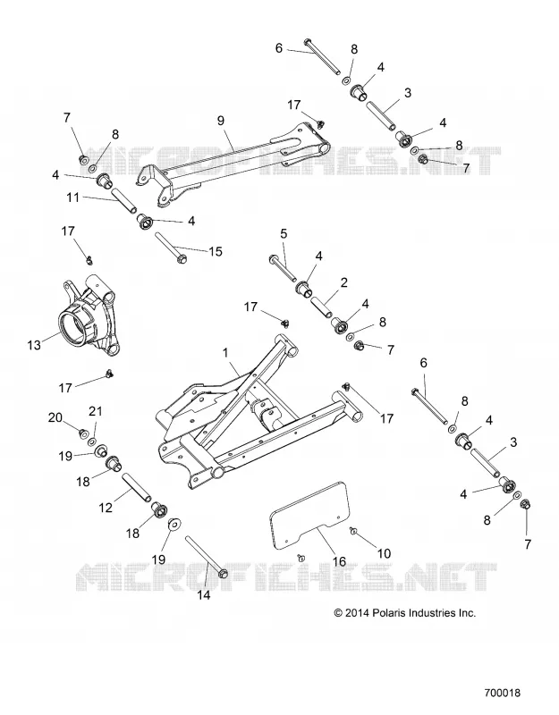 SUSPENSION ARRIERE CONTROL ARMS