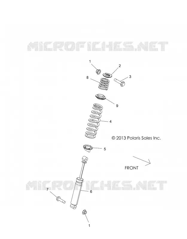 SUSPENSION ARRIERE SUPPORT AMORTISSEUR 