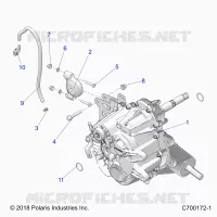 SYSTÃˆME DE TRANSMISSION, MAIN GEARCASE MOUNTING