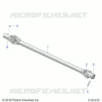 SYSTÃˆME DE TRANSMISSION, PROP SHAFT, FRONT