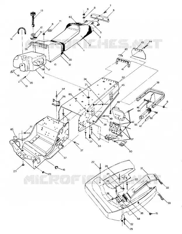 CHASSIS AND SIEGE SPORT (4919271927001A)