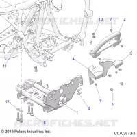 CHASSIS, MOUNTING, FRONT PONT