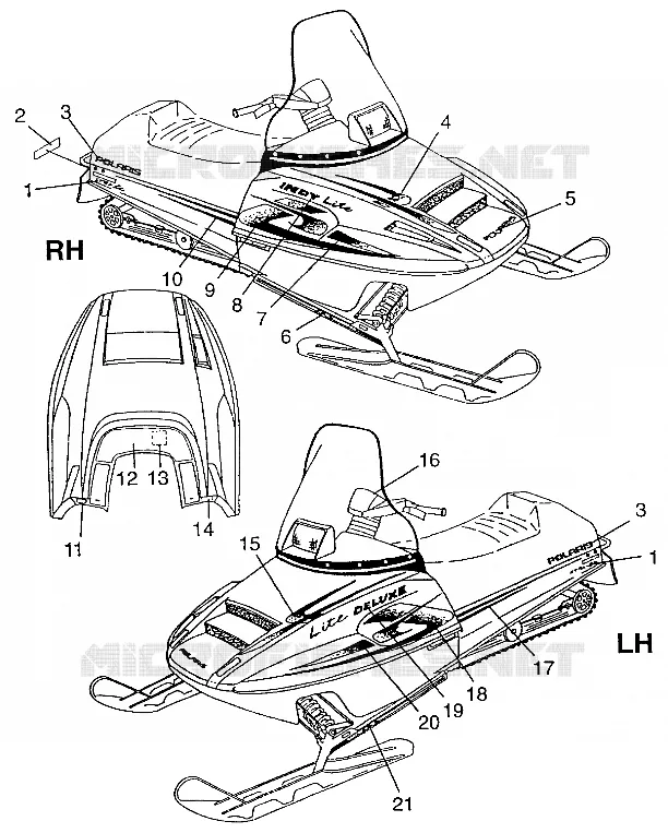 EMBLEMES LITE 0973433 and LITE DELUXE 0973431 (4938273827A011)