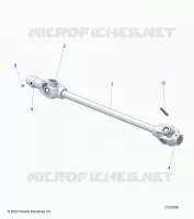 SYSTÃˆME DE TRANSMISSION, FRONT PROP SHAFT