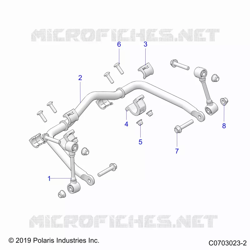 SUSPENSION, FRONT BARRE STABILISATRICE
