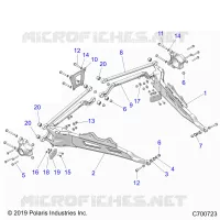 SUSPENSION ARRIERE CONTROL ARMS