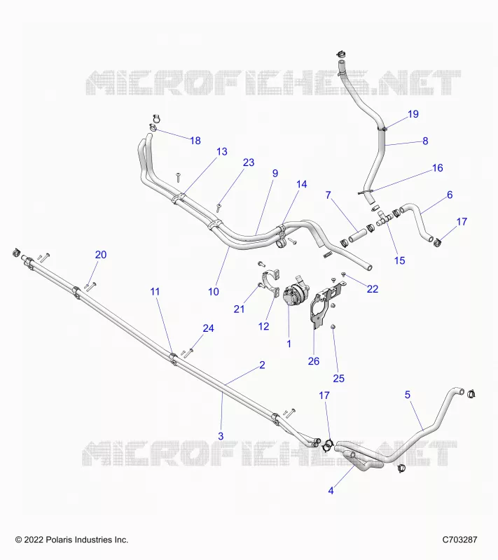 REFROIDISSEMENT ROUTING MANIFOLD