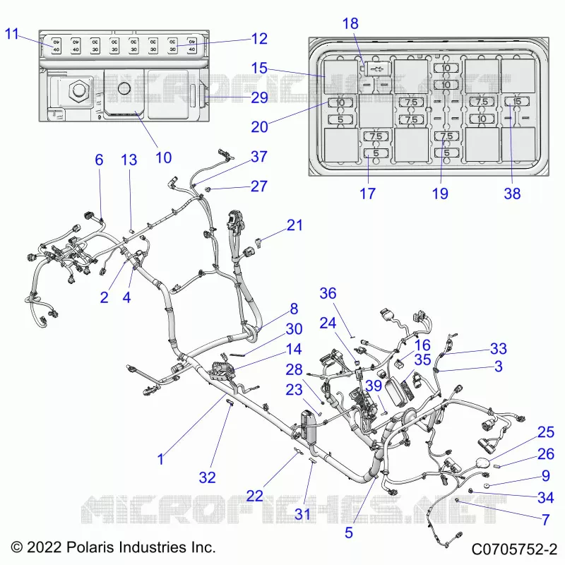 ELECTRICITE, WIRE HARNESS, CHASSIS
