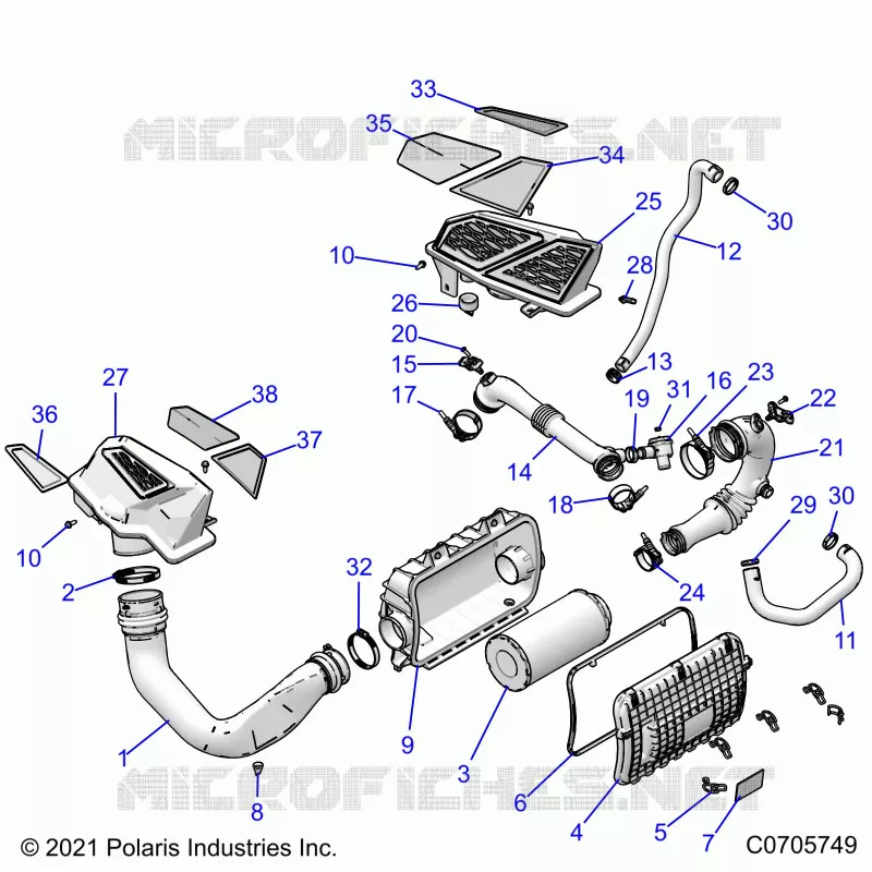 ENGINE, PRISE D'AIR SYSTEM