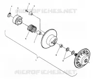 EMBRAYAGE DE TRANSMISSION SPORT 0960443, SPORT TOURING 0960243  AND EUROPEAN SPORT TOUR (4932223222C006)