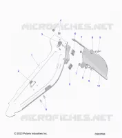 CHASSIS, PROTECTION D'EMBRAYAGE ASM. AND SHIELD