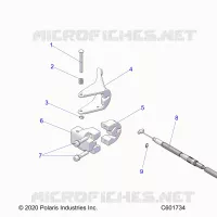 MOTEUR, THROTTLE ASM.