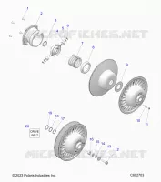 SYSTÃˆME DE TRANSMISSION, CLUTCH, SECONDARY
