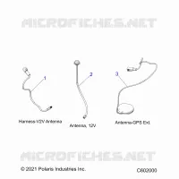 ELECTRICITE, GPS HARNESS AND ANTENNA