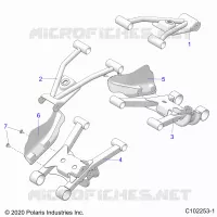SUSPENSION ARRIERE CONTROL ARMS