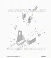 ELECTRICITE, BATTERY, MANUAL START POWER UP COMPONENTS