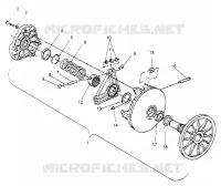 EMBRAYAGE DE TRANSMISSION ASSEMBLY WIDETRAK LX 0952064 AND  EUROPEAN WIDETRAK LX E952064 (4928942894C001)