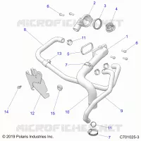 REFROIDISSEMENT, THERMOSTAT AND BYPASS